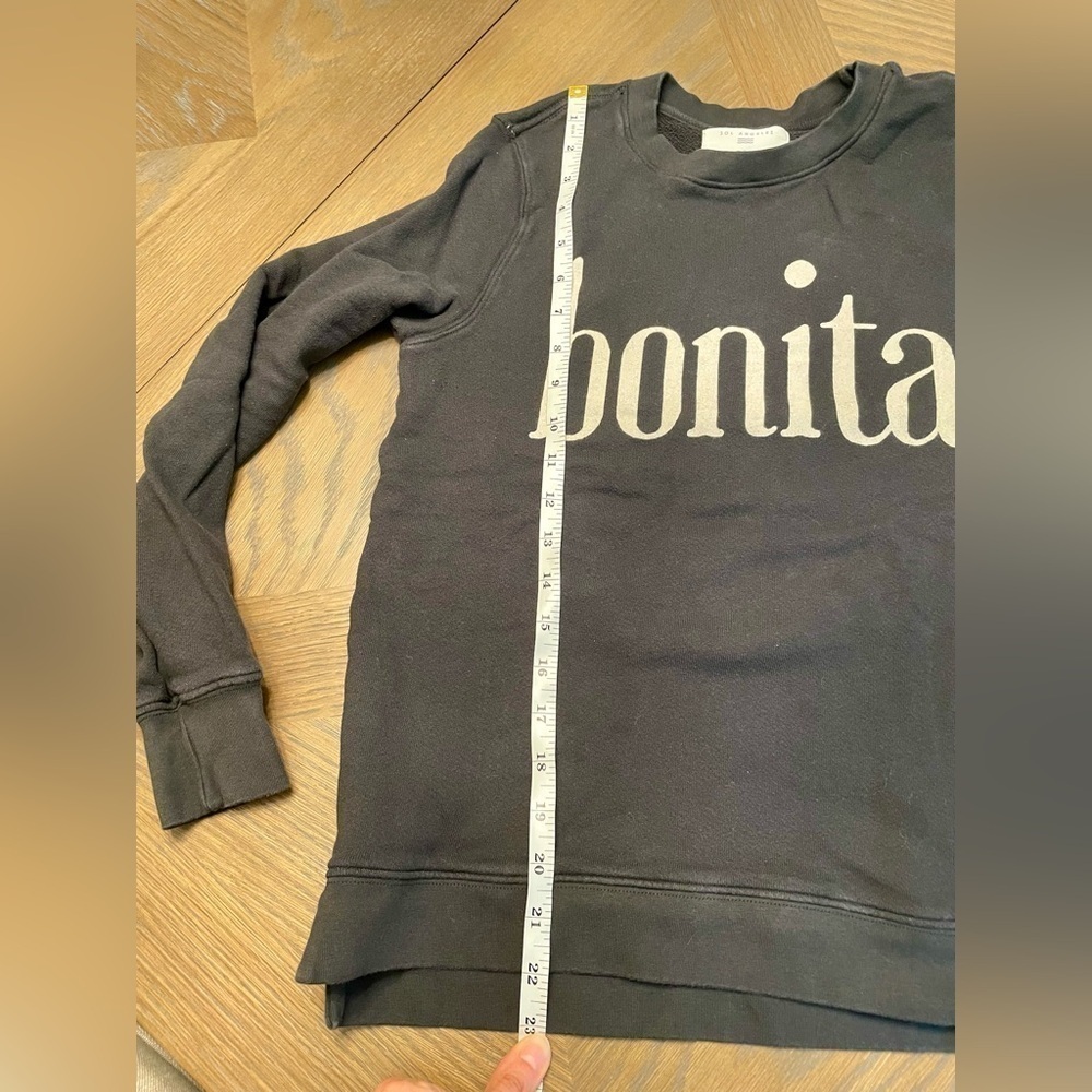 Sol Angeles x Anthropologie Bonita Sweatshirt Vintage Black - Picture 8 of 10